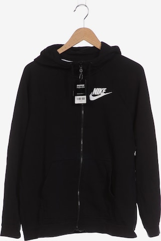 NIKE Sweatshirt & Zip-Up Hoodie in XL in Black: front