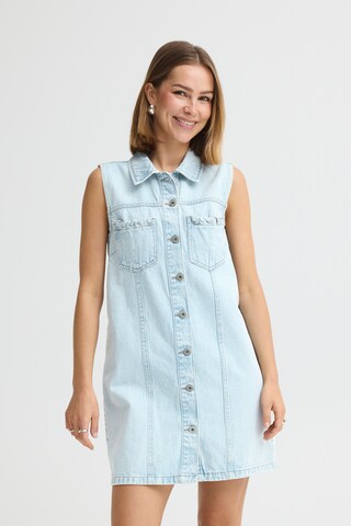 ICHI Kleid in Blau: Vorderseite