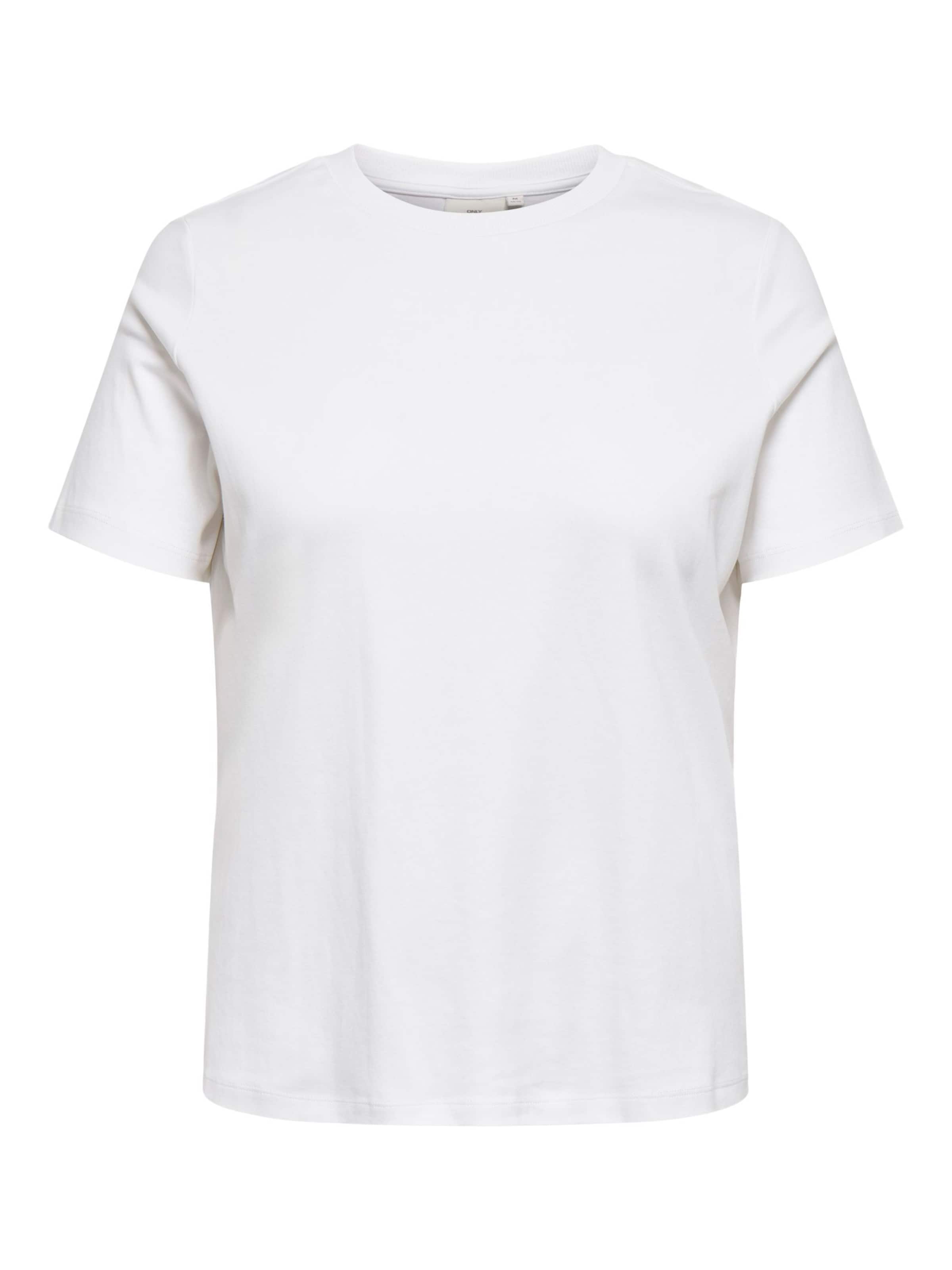 T-shirt 'CARJen' ONLY Carmakoma en blanc : devant