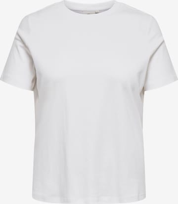 ONLY Carmakoma T-shirt 'CARJen' i vit: framsida