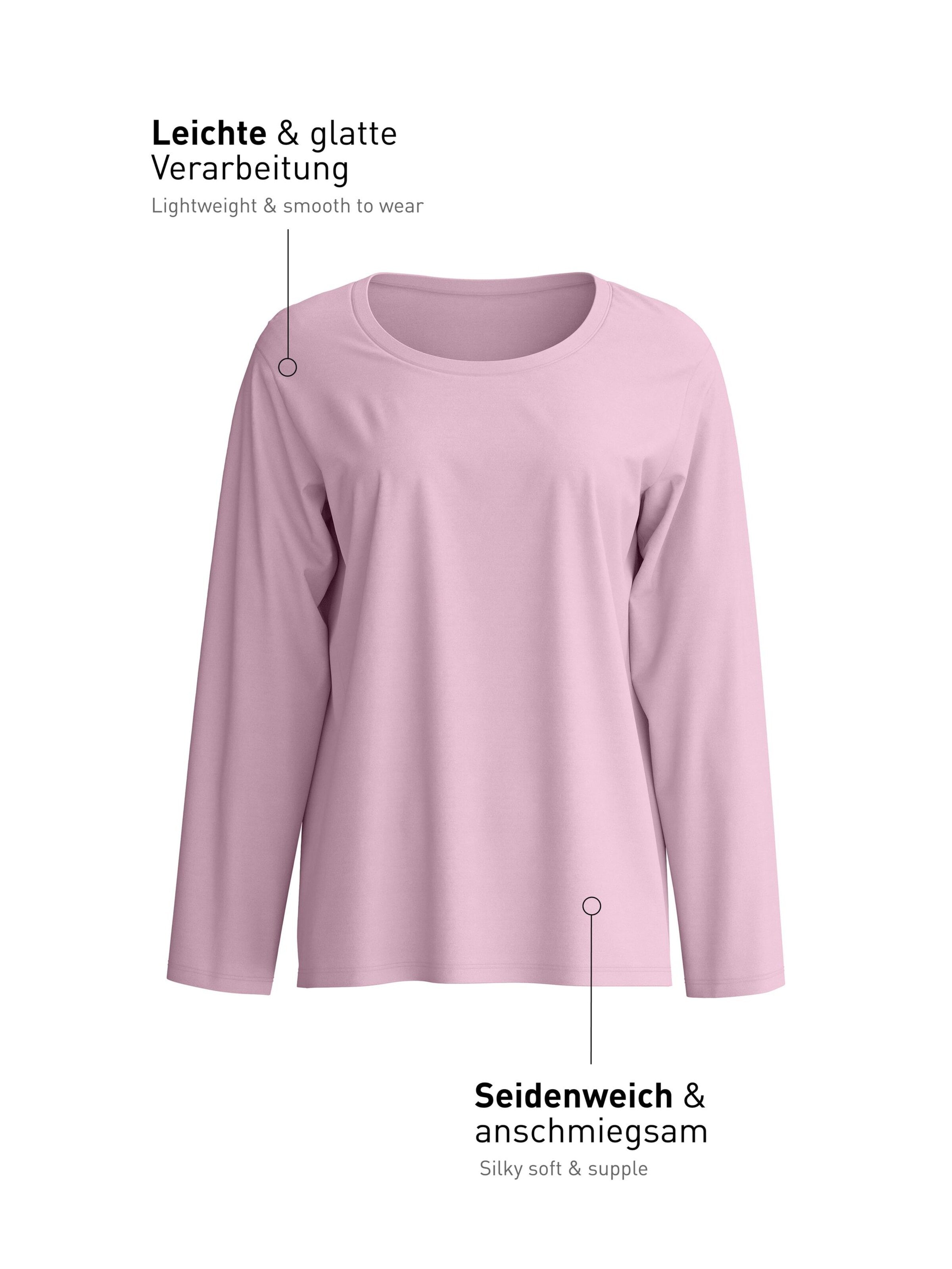 Camicia da notte 'DEEPSLEEPWEAR Balancing' di CALIDA in lilla