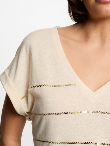 Morgan T-Shirt in Beige