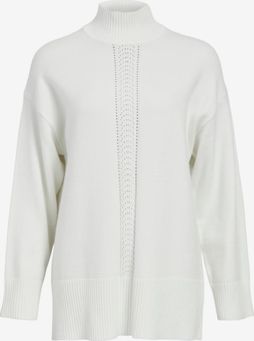 OBJECT Пуловер 'FRITZI' в бяло: отпред