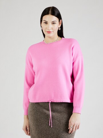 ONLY Carmakoma Sweater 'CARSUMMER' in Pink: front