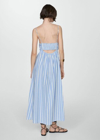 MANGO Лятна рокля 'Cristi' в синьо