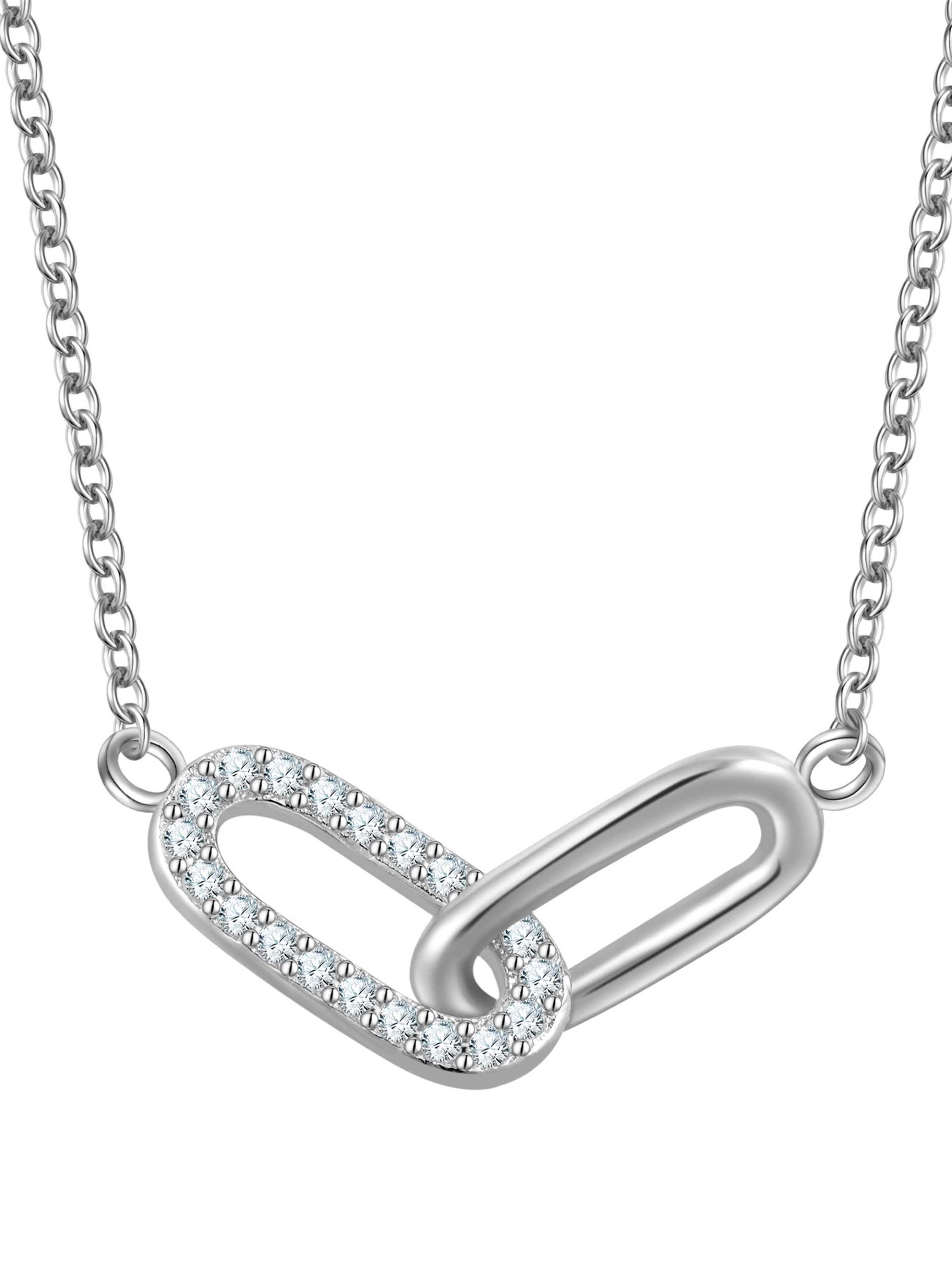 Glanzstücke München Ketting in Zilver: voorkant