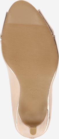 Dorothy Perkins - Zapatos con plataforma en oro