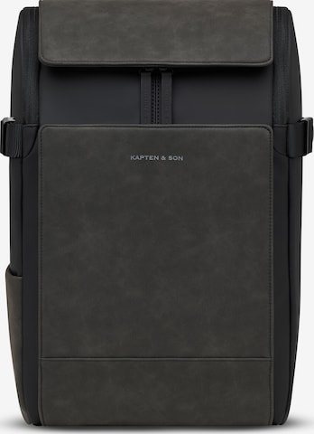Kapten & Son Rucksack 'Bali Medium' in Schwarz: Vorderseite