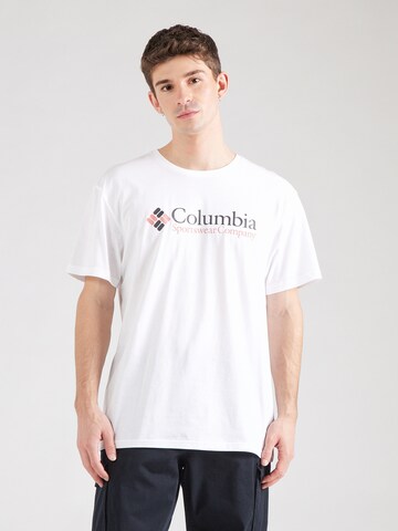 COLUMBIA Sportshirt in Weiß: Vorderseite