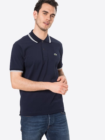 LACOSTE T-shirt i blå: framsida