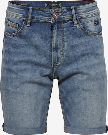 KOROSHI Regular Jeans in Blue: front