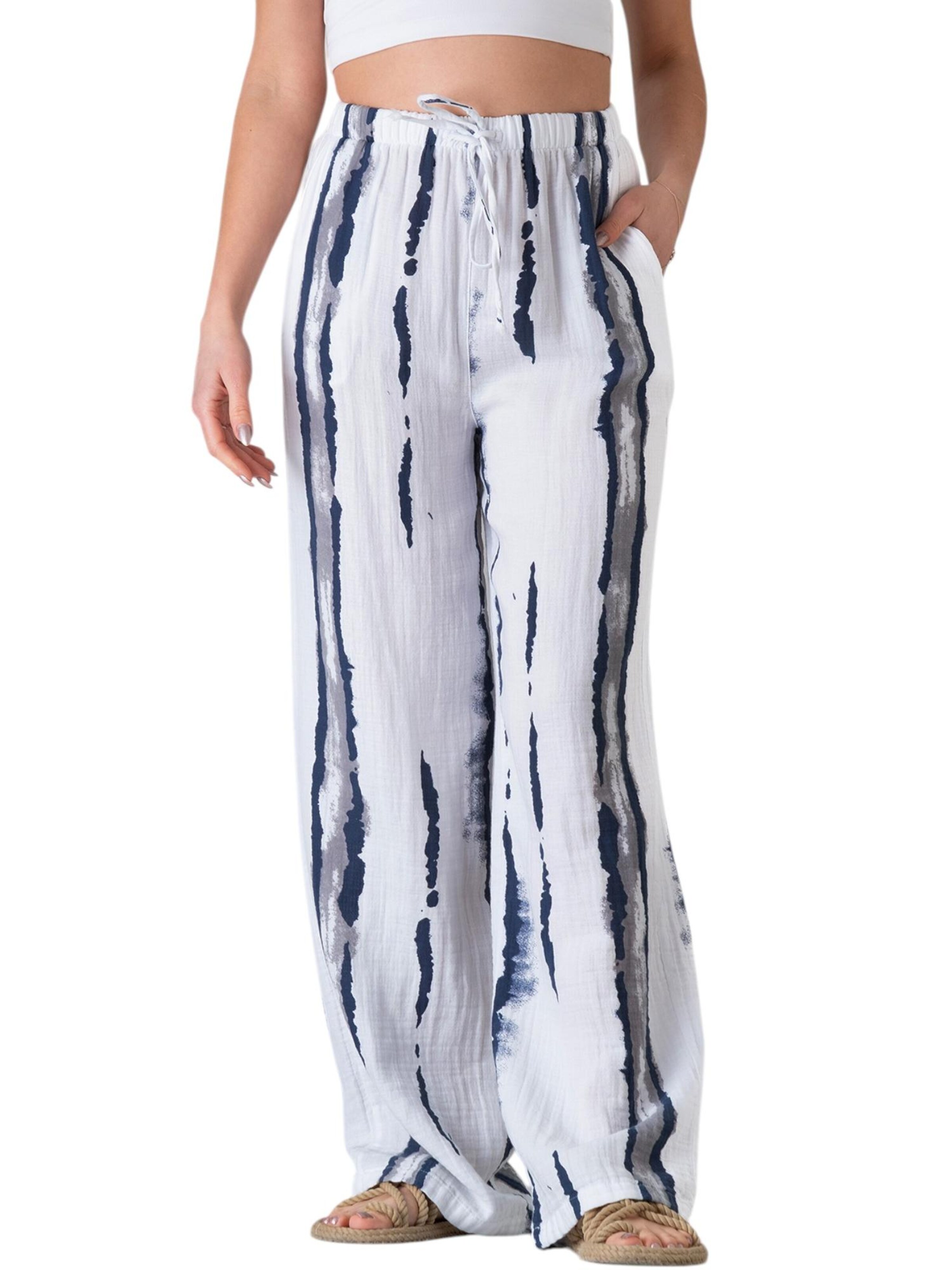 WENOR Wide Leg Bukser 'Taima' i grå