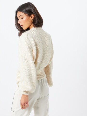 ONLY Knit cardigan in Beige