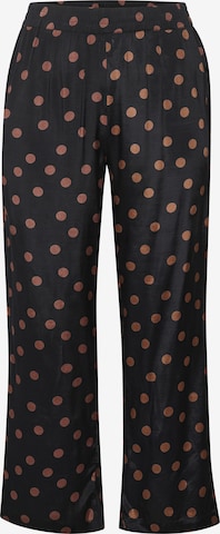 Loosefit Pantalon KAFFE CURVE en noir : devant