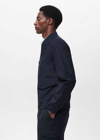 MANGO MAN Between-Season Jacket 'Rill' in Blue