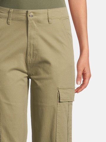 AÉROPOSTALE Ohlapna forma Kargo hlače | zelena barva