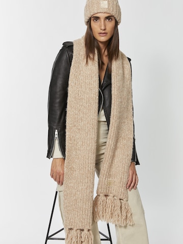 CODELLO Scarf in Beige: front