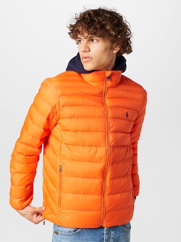 Polo Ralph Lauren Regular fit Tussenjas 'Terra' in Oranje: voorkant