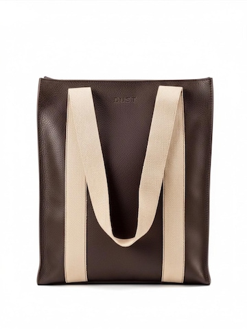 THE DUST COMPANY - Shopper 'Coffee Manhattan Collection' en marrón: frente