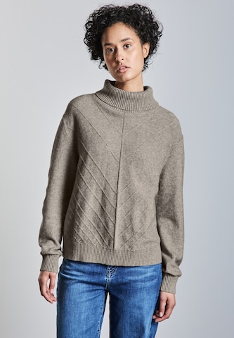 STREET ONE Pullover in Beige: Vorderseite