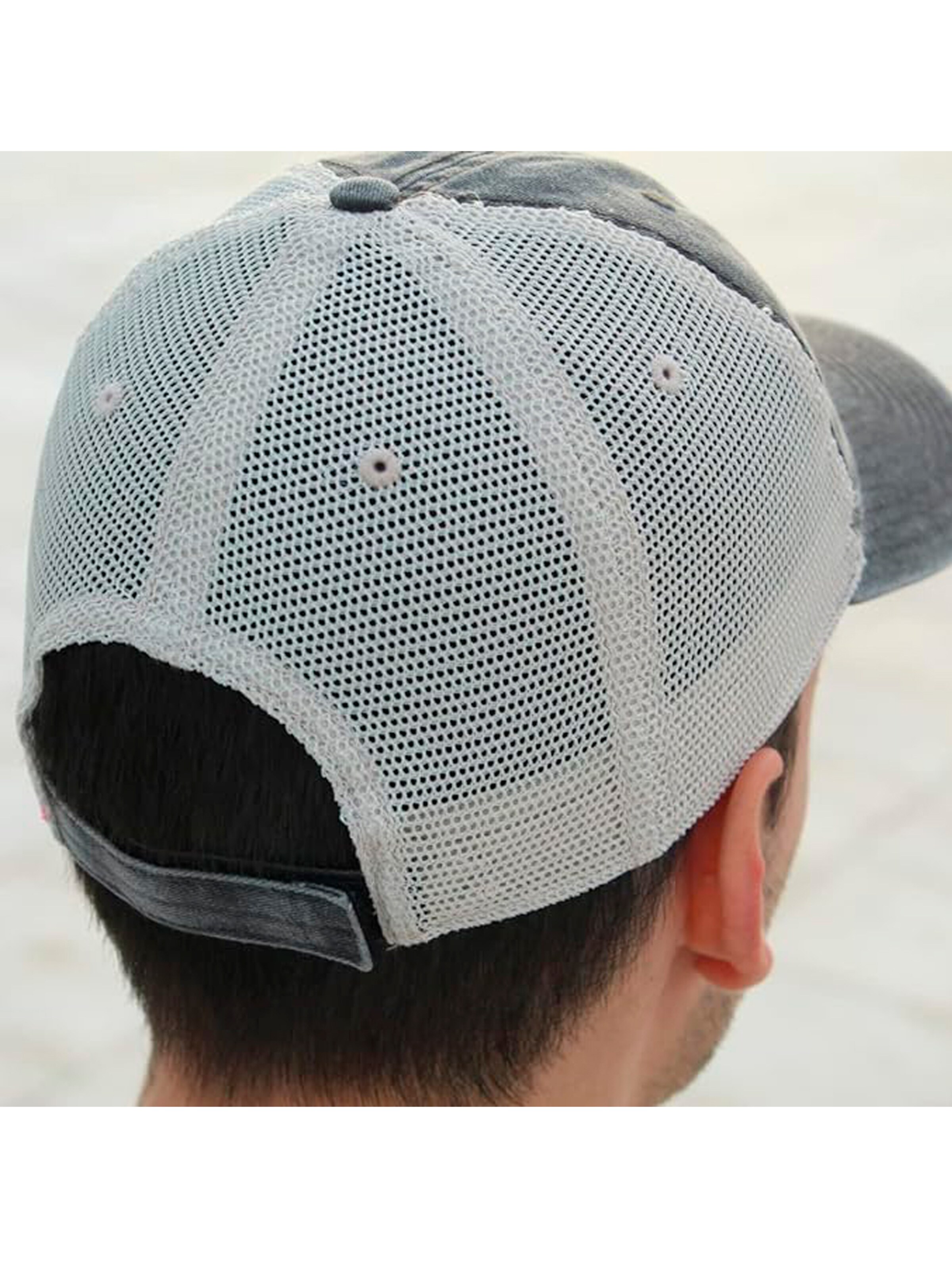 Surf Monkey Athletic Cap in Black