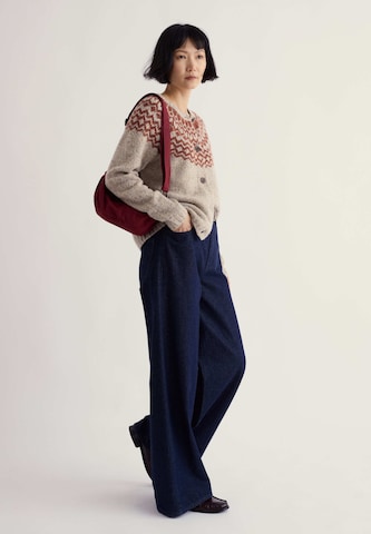 Cardigan 'Port Kinnis' Seasalt Cornwall en beige