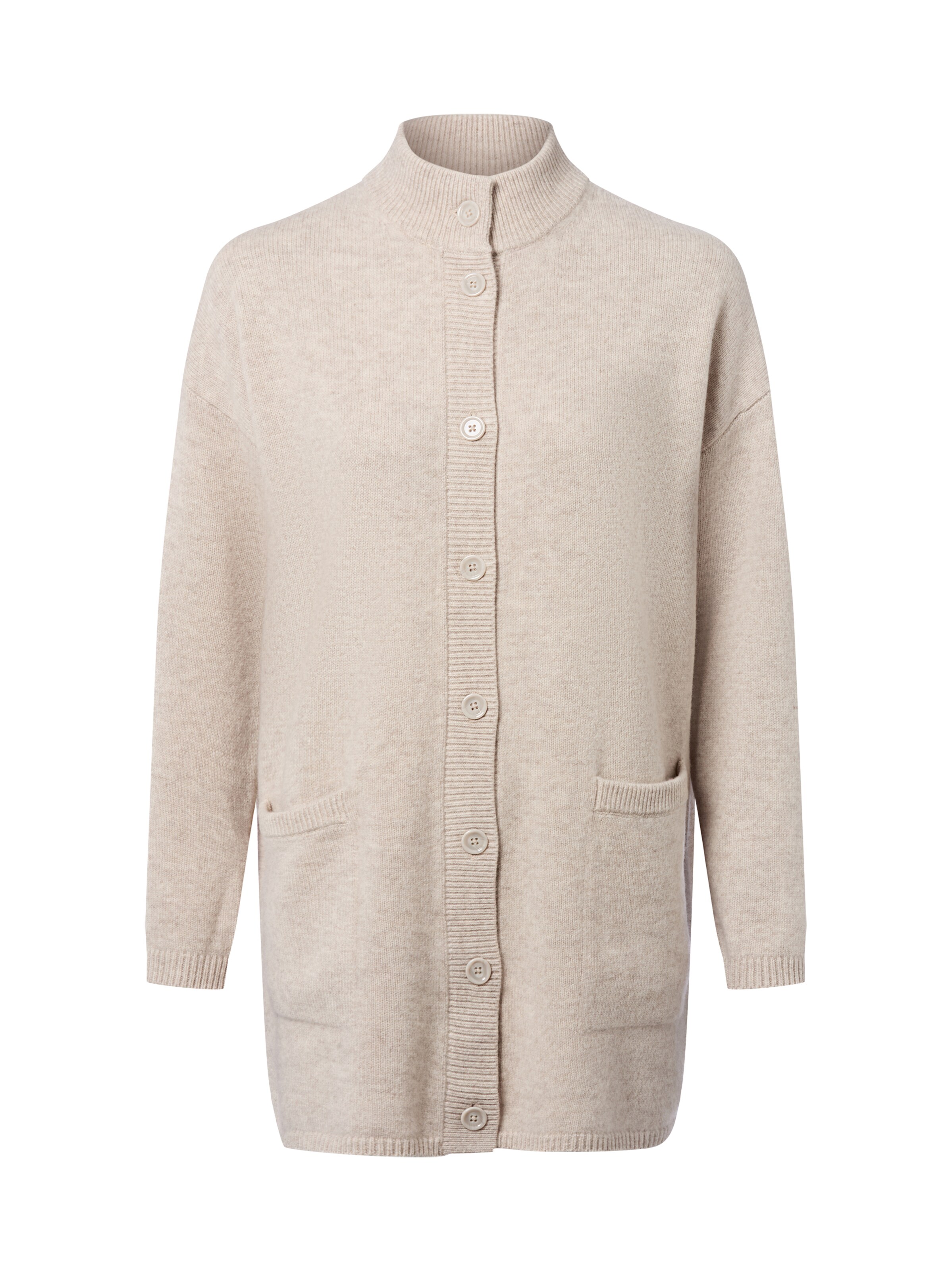 Cardigan Franco Callegari en beige : devant