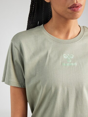 Hummel Λειτουργικό μπλουζάκι 'Active Bee' σε πράσινο