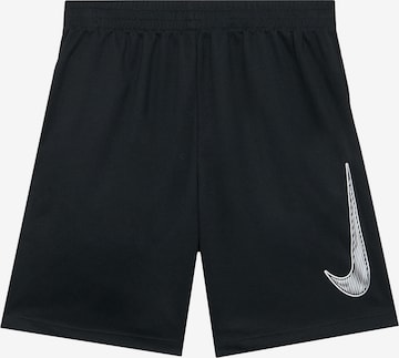NIKE Regular Urheiluhousut värissä musta: etupuoli