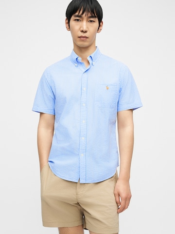Polo Ralph Lauren Средняя посадка Рубашка в Синий