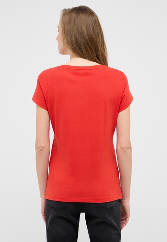 MUSTANG T-Shirt 'Loa' in Rot