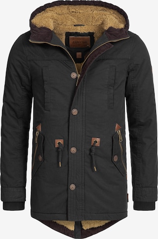 Parka d’hiver 'Barge' INDICODE JEANS en noir : devant