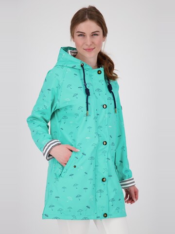 ankerglut Functionele mantel 'Regenjacke Friesennerz Ankerglutbucht Damen Übergangsjacke Kapuze' in Blauw