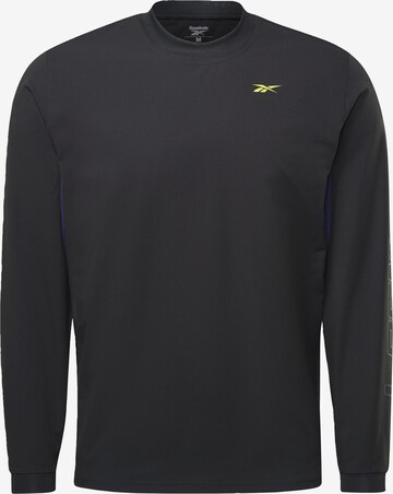 Reebok Sport - Camisa funcionais em preto: frente
