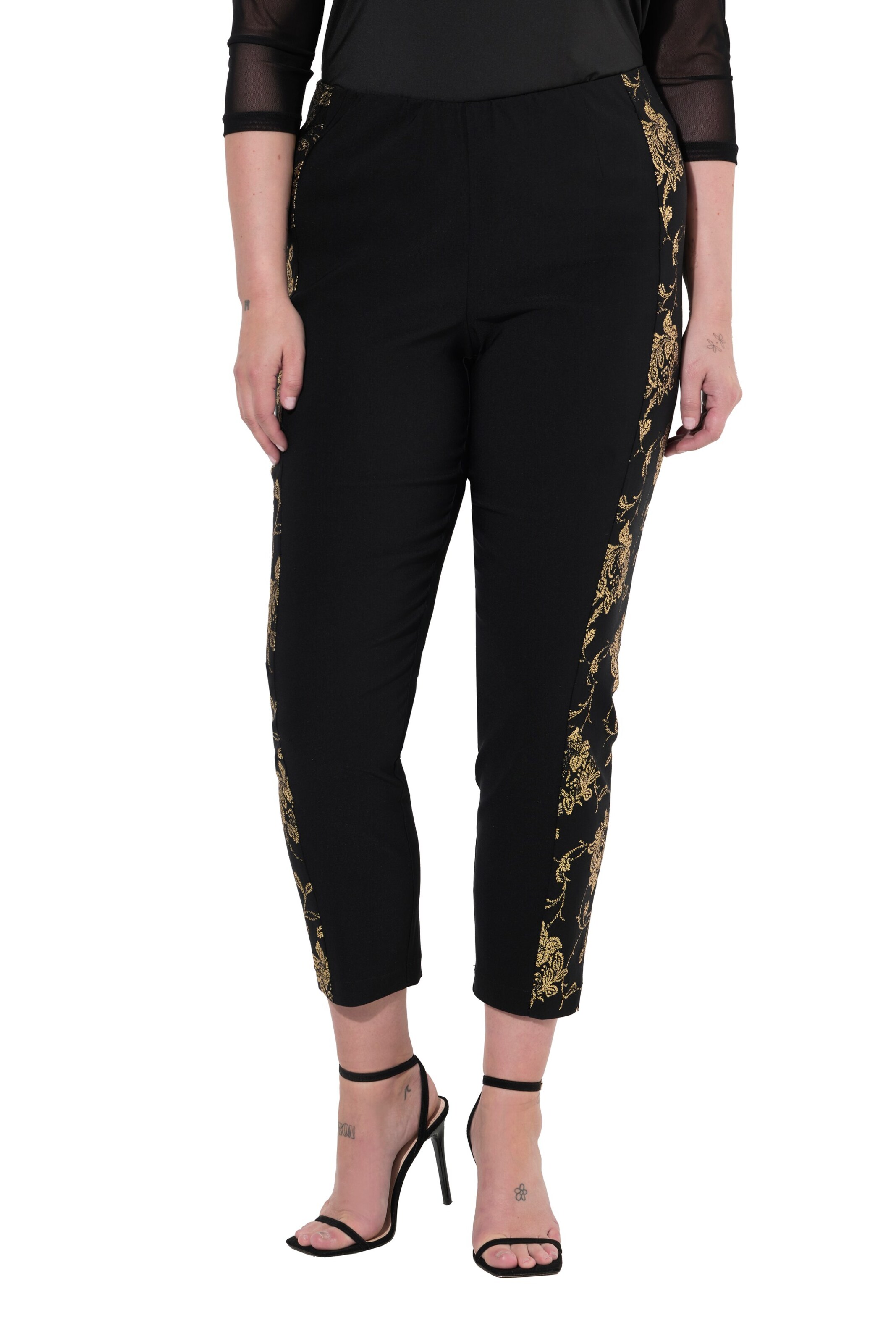 MIAMODA Regular Broek in Zwart: voorkant