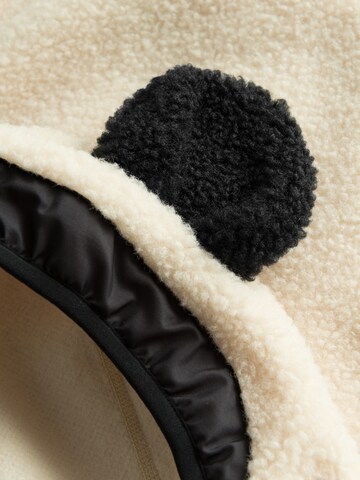 WeeDo Fleece jas 'PANDO Panda' in Wit