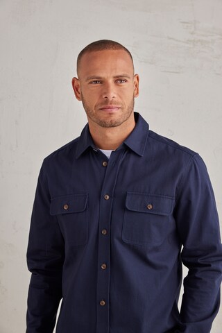 JOHN DEVIN Regular fit Button Up Shirt in Blue