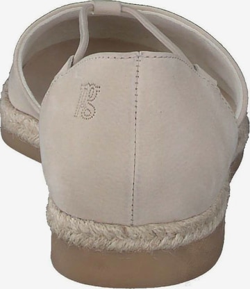 Paul Green Ballerina met riempjes in Beige