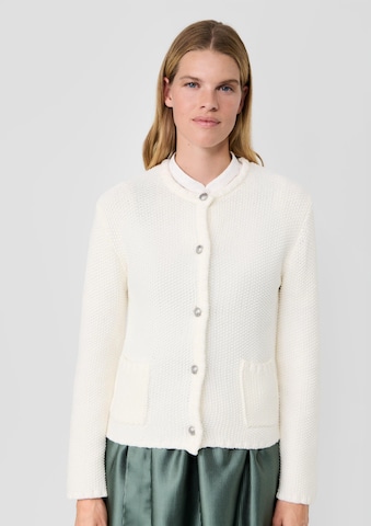 s.Oliver Gebreid vest in Beige: voorkant