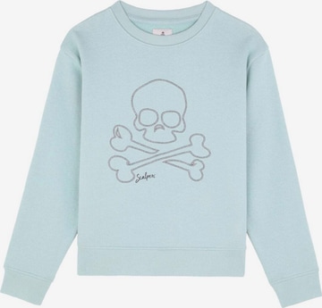 Sweat-shirt Scalpers en bleu : devant