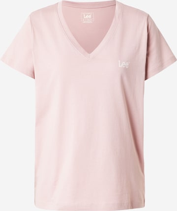 T-shirt Lee en violet : devant