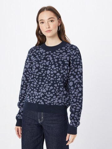 recolution Pullover 'Pepper' (GOTS) in Blau: predná strana