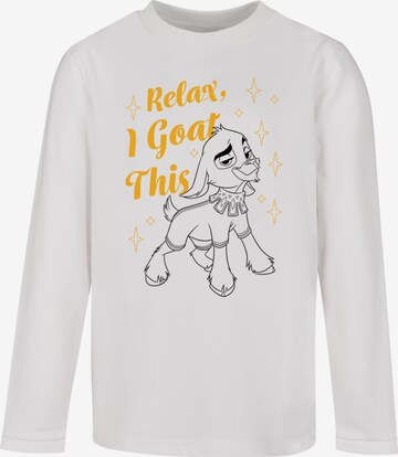 ABSOLUTE CULT Shirt 'Wish - Relax I Goat This' in Weiß: predná strana