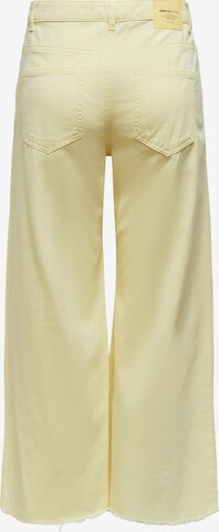 ONLY Wide leg Jeans 'SONNY' in Yellow