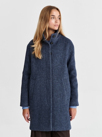 Manteau mi-saison 'Lenai' TATUUM en bleu : devant