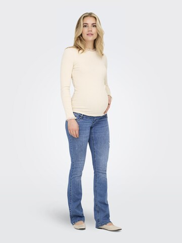 Only Maternity Flared Jeans 'OLMBlush' in Blauw