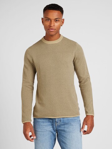 Only & Sons Sweater 'ONSNIGUEL' in Beige: front