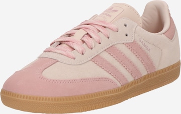 Sneaker low 'SAMBA' de la ADIDAS ORIGINALS pe roz: față