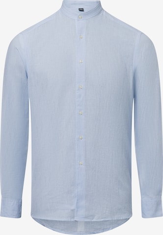 Nils Sundström Regular fit Button Up Shirt in Blue: front