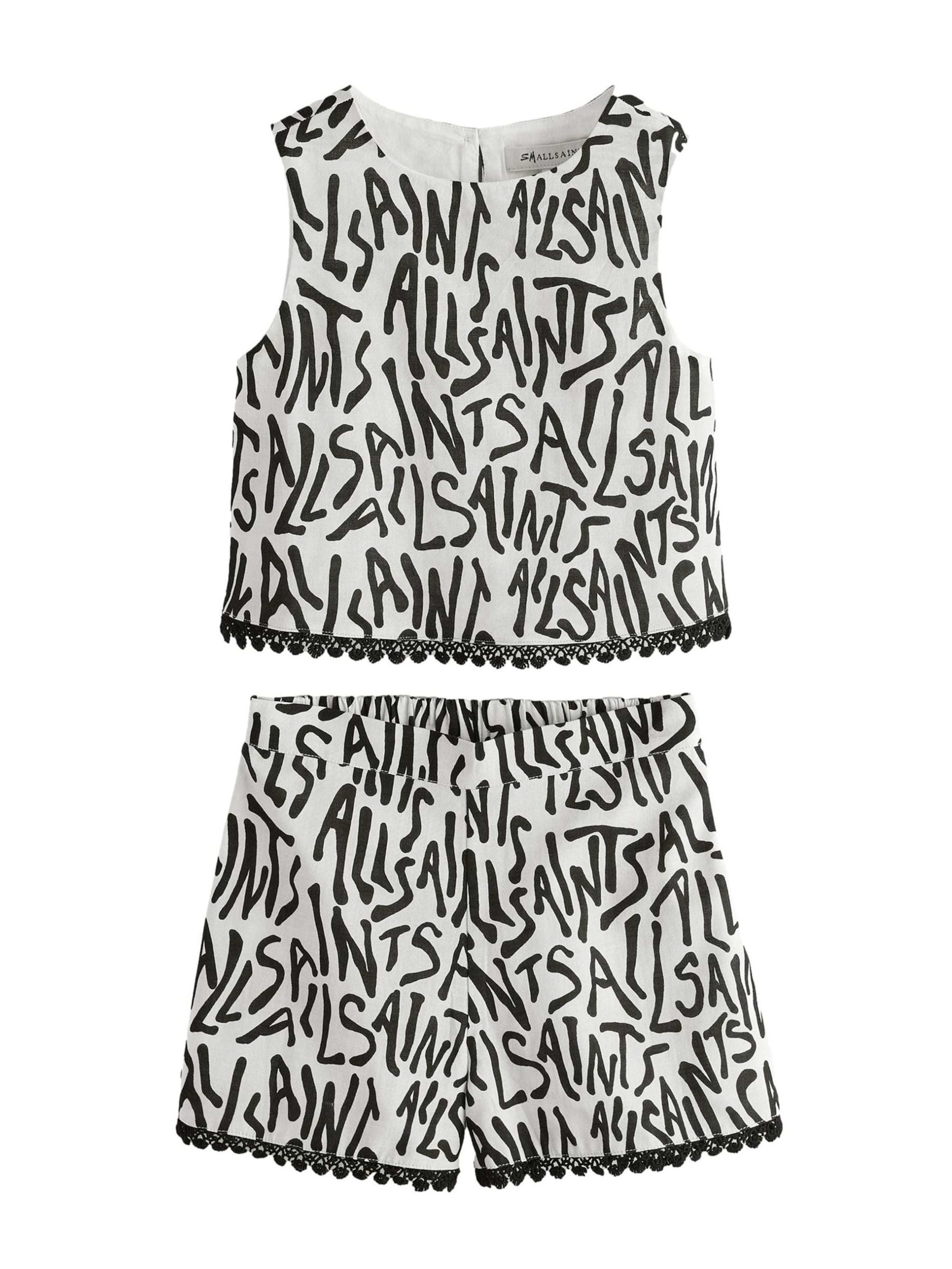 smALLSAINTS Set in White: front